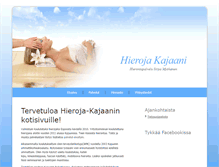 Tablet Screenshot of hieroja-kajaani.com